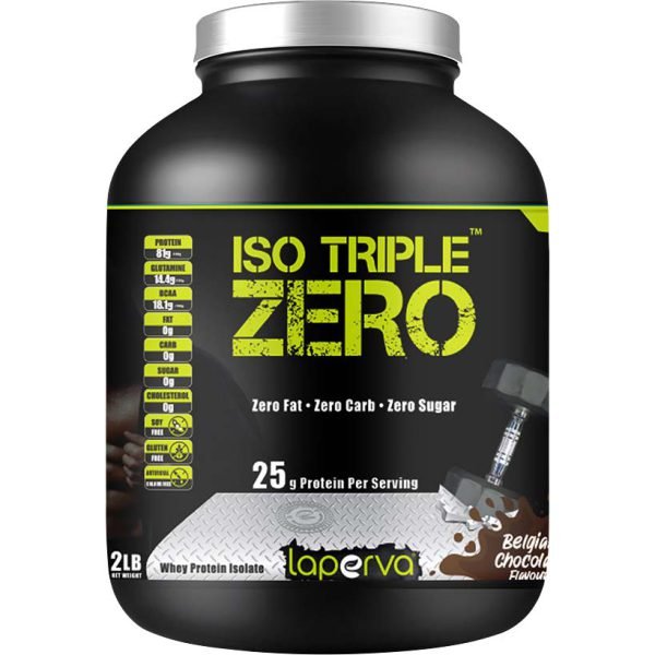 Laperva Iso Triple Zero Next Generation Whey Protein, Belgian Chocolate,