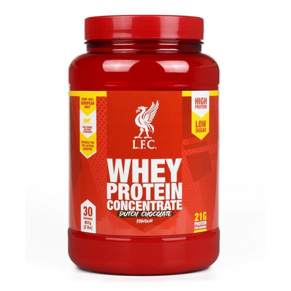 LFC Powder Whey Protein, Dutch Chocolate, 2 LB, High Protein, Low Sugar