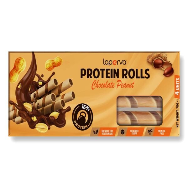 Laperva Protein Rolls, Chocolate Peanut