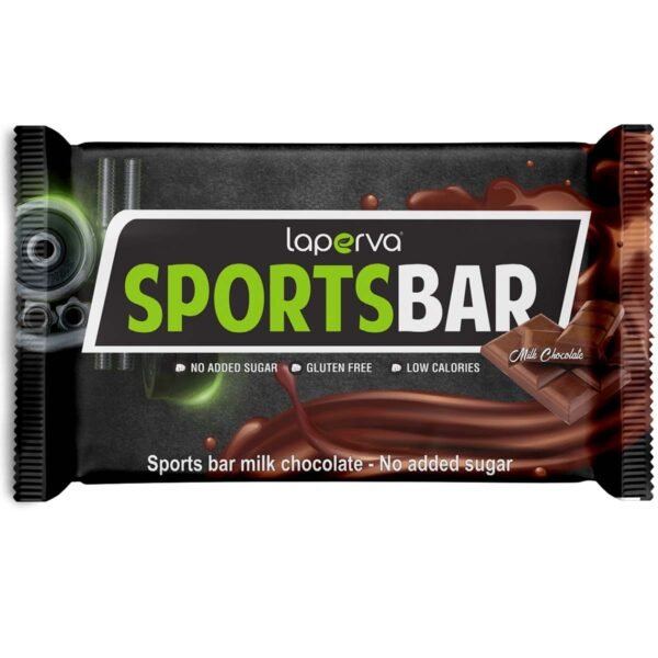 Laperva Sports Bar 85 Gm, Milk Chocolate, 1 Bar, Contains 23% Whey Protein Concentrate