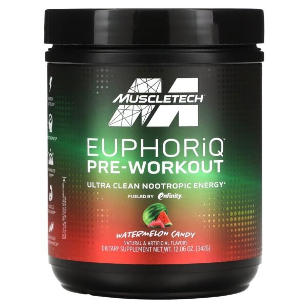 uscletech Euphoriq Pre Workout, Watermelon Candy