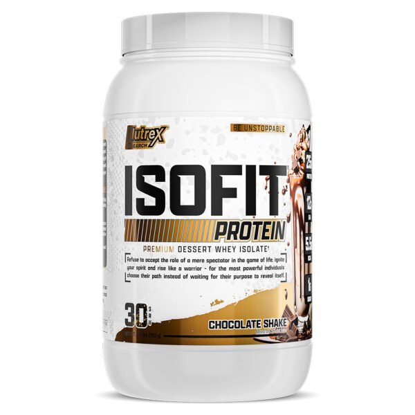 Nutrex Research Isofit, Chocolate Shake, 2 LB, Support Muscle Gain, Contains 25 Gm Of Protein