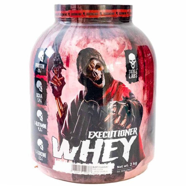 Skull Labs Whey Executioner, Strawberry, 2 Kg, 24 Gm Protien Per Serving