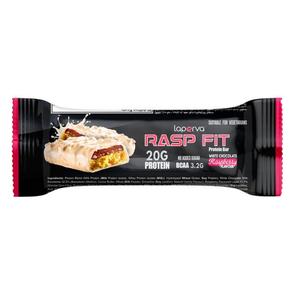 Laperva Rasp Fit Protein Bar, White Chocolate Raspberry