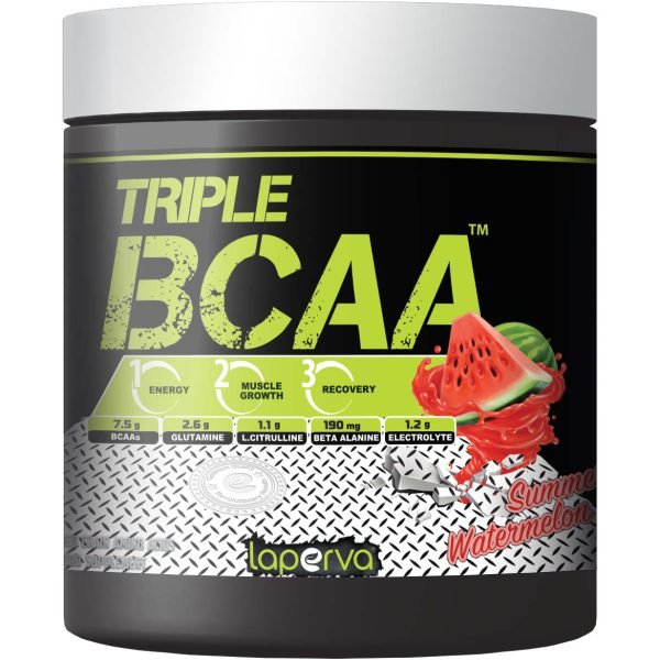 Laperva Triple BCAA, Crazy Watermelon, 30, 7.5 G Of Bcaa 2:1:1 Ratio, Zero Fat, Zero Carbs and Zero Sugar